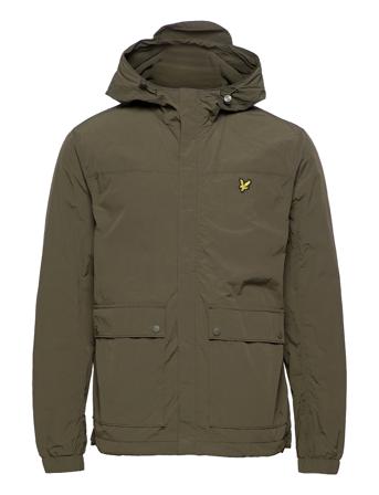 Hooded Pocket Jacket Parka Jacka Grön Lyle & Scott