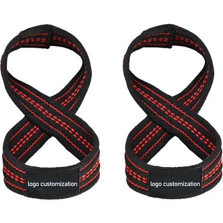 Figure 8 Booster Straps Deadlift Bälten Heavy Duty Lifting Straps