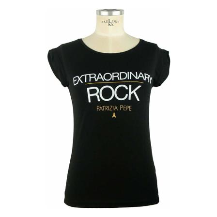 Patrizia Pepe, T-Shirts Czarny, Kobieta, Rozmiar: L