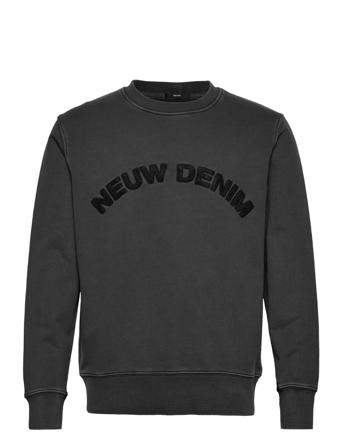 Neuw Denim Crew Sweat-shirt Genser Svart NEUW