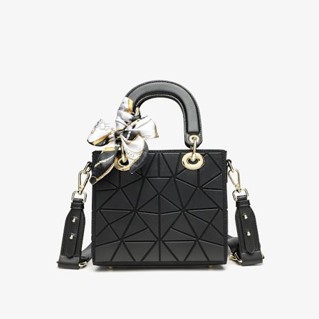 Nisje Toffee Veske Mote Pendler Enkel Skulderveske Crossbody Geometrisk Gitter Håndveske