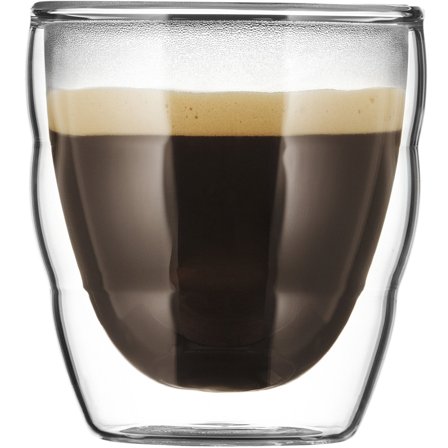 Bodum PILATUS Dobbeltvegget espressoglass - 2 stk.