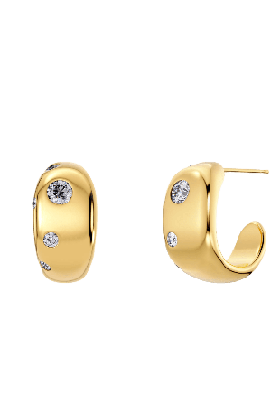 Edblad Selena Hoops S Gold Smycken & klockor Dam Guld ONESIZE