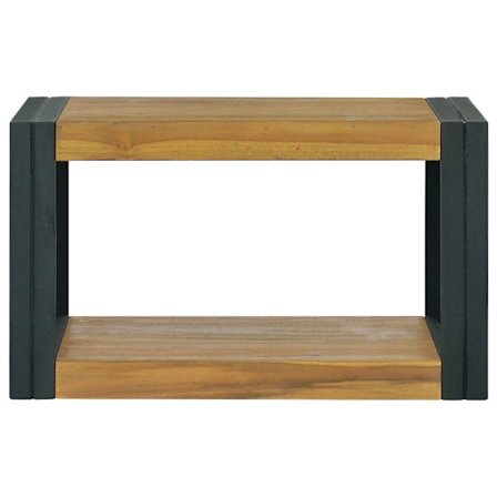vidaXL Badrumsskåp 60x45x35 cm massiv teak