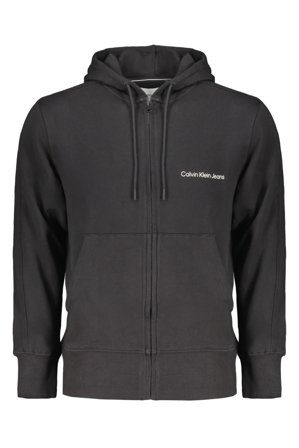 Calvin Klein Felpa Con Zip Uomo Nero