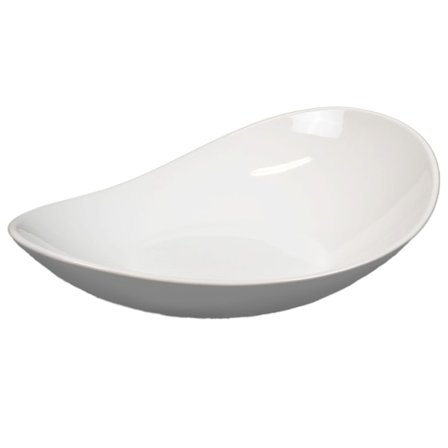 Stor Porslins Skål Våg - 3 pack