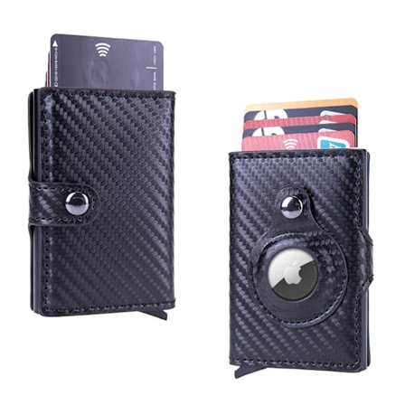 #Plånbok Airtag Plånbok Smalt Plånbok med myntfack herrplånbok#