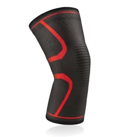 Knäskydd - Extra stöd - Svart / Orange