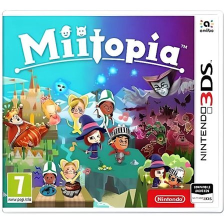 Videospel - MIITOPIA - 3DS - Rollspel - Kassett - PEGI 7+