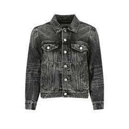 Balenciaga, Denim Jackets Grijs, Dames, Maat:S