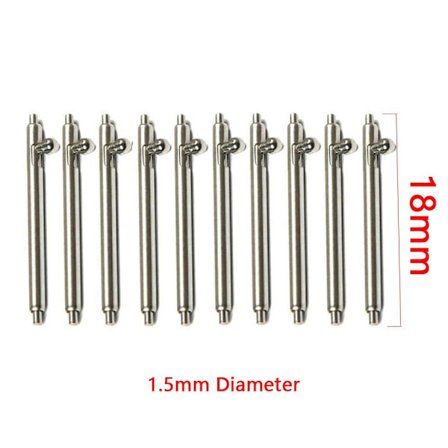 10 kpl/erä watch , yksikytkinjousitangot 18 mm1,5 mm