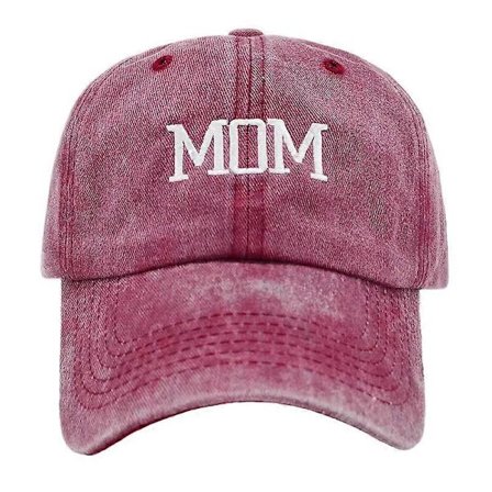 Unisex DAD MOM Bokstavbroderi Baseballcaps 3D Broderte Vintage Casual Hatt for Casual Utflukt