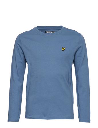 Classic L/S T-Shirt T-shirts Long-sleeved T-shirts Blå Lyle & Scott Junior