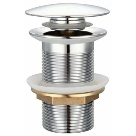 Handfattsil Standard-G 1¼ Utan Överfyllning Universell Sil Handfattsil Automatisk Sil Mässing Krompläterad För Handfat Utan Överfyllning