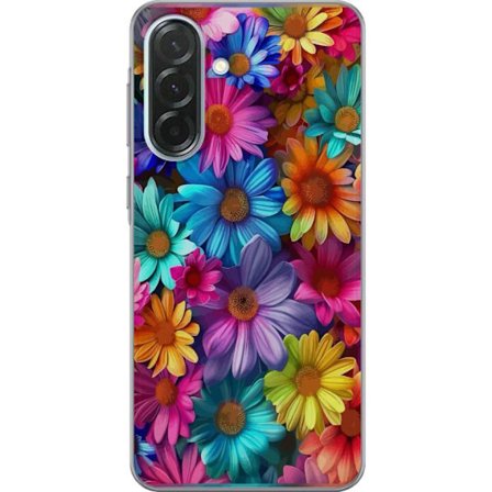 Yhteensopiva Puhelinkuori Samsung Galaxy A36 Gerbera Kukat Värikäs Koriste Kukka Motiivi Suosittu Kotisisustus Väririkas Seinätaide Suunnittelu