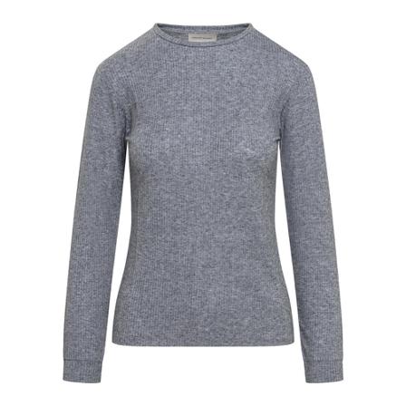 Loulou Studio Round-neck Strik Grå, Dame Striktrøjer