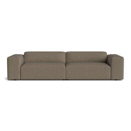 Soma XL 3 personers sofa - Aurora Brun - 312x101x75 - Sofa, 3 personers sofa