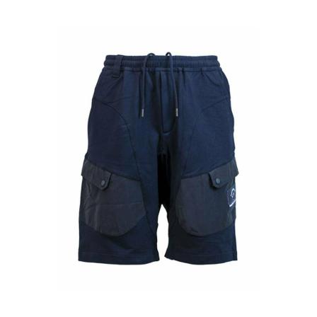 Paul & Shark, Bermuda on a sweatshirt Blauw, Heren, Maat:M