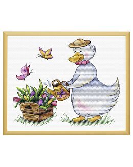 Broderipakke Bilde Hagearbeid - Arti Balta