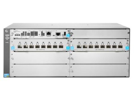 Hewlett Packard Enterprise HPE Aruba 5406R 16-port SFP+ (No PSU) v3 zl2 - switch - 16 porter - Styrt - rackmonterbar