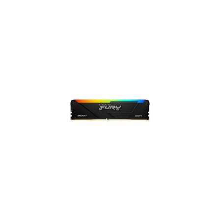 Kingston FURY Beast RGB - DDR4 - sats - 16 GB: 2 x 8 GB - DIMM 288-pin / PC4-28800 - ej buffrad