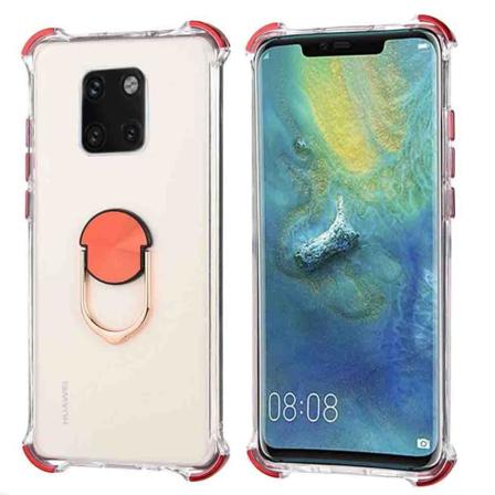 TG Huawei Mate 20 Pro - Suojakotelo Renkaalla Punainen