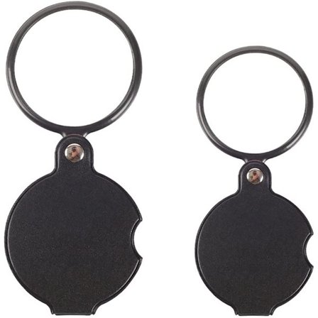 2 set mini läsglas 10x fickförstoringsglas hopfällbar juvelförstoringsglas med läderfodral förstoringsglas 60mm/70mm mini för myntinspektion frimärken