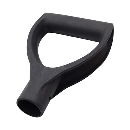 Spade Handtag Trädgårdsgrep Skyffel Handtag D Form Plast Handtag för Gräv- och Krattverktyg Svart