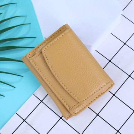 Mode Korte Punge Simpel Lille Pung GUL