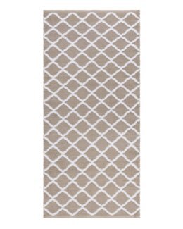 Plastmatta Hilma Wave Linne - 70x150 cm - KM Carpets