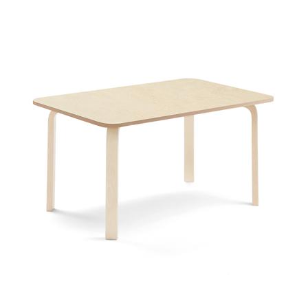 Tisch ELTON, 1200x600x590 mm, Linoleum beige, Birke