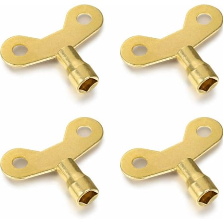 10 Stycken Radiatornycklar Massiv Mässing Radiator Avluftningsnyckel Ventil Luftventil Nyckel Rörmokare Ventilnyckel