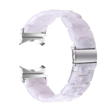 Samsung Galaxy Watch 5 / 5 Pro klockarmband i resinstil - Vit