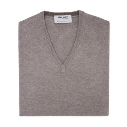 Gran Sasso, Knitwear Bruin, Heren, Maat:L