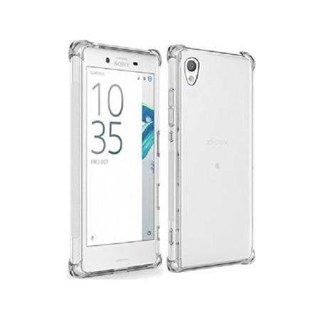 Xperia L1 Stötdämpande Silikon Skal Shockr Transparent