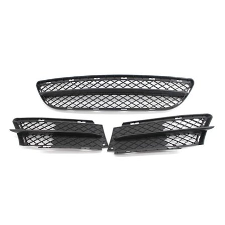 Erstatning Frontfanger Nedre Sentral Grill Tåkelys Grill for E90 2006-2008 Pre-LCI