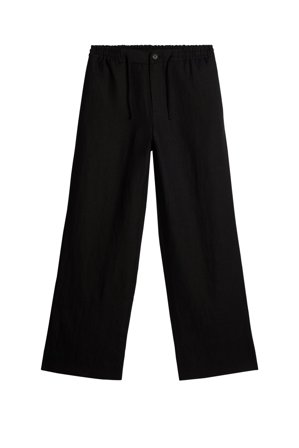 J.Lindeberg - Noah Drape Linen Pants - Fashion - Black - Men - L
