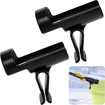 Holder for fiskestangbøtte - Holdbar holder for isfiskestang - Stangstativ for nesten alle isfiskestenger på bøtten din (Svart)