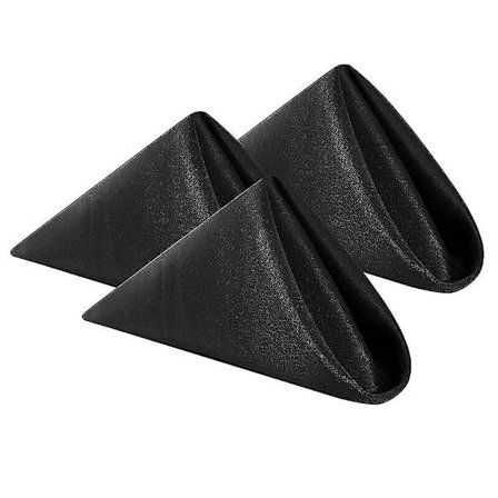 12 stk. Servietter i Klud, Vaskbar Nylon, Bløde Bordservietter, Velegnet til Bryllup og Fest