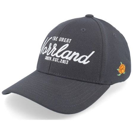 SQRTN - Cinza adjustable Boné - Great Norrland Hooked Cap Dark Grey Adjustable @ Hatstore