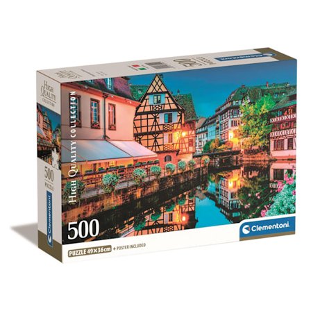 Puslespil 500 Pcs CB High Quality Collection Strasbourg Old Town
