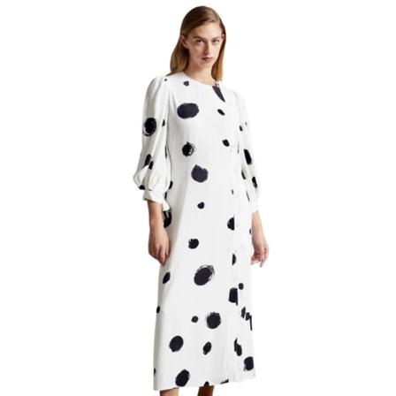 Ted Baker Eliyzza maxi dress , Wit , Dames , Maat: L Maxi jurken