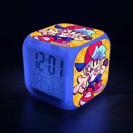 Fredagskväll funkin väckarklocka färgglad väckarklocka stil 76