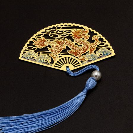 1PC Style Bookmark Tofshänge Retro Book Clip Office Suppl