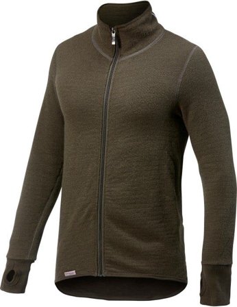 Woolpower Full Zip Jacket 400 Pine Green