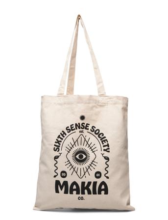 Sixth Tote Bag Shopper Veske Creme Makia*Betinget Tilbud
