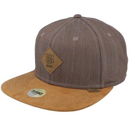 Djinns - Brun snapback Keps - Linen 2015 Dark Brown Snapback @ Hatstore
