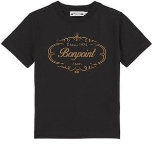 Bonpoint Thibald Branded T-Shirt Tonnerre 14 Years - Tops - 14 years - Black