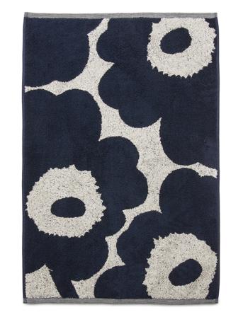 Unikko Co/Li Hand Towel Home Bathroom Textiles Towels & Bath Towels Blå Marimekko Home