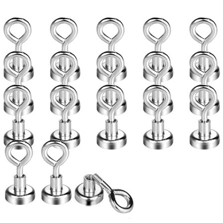 4 st M6 Ögleplatta med ring 304 Rostfritt stål Tunga takkrokar 70 kg kapacitet Väggmontering